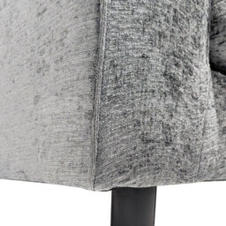 Furnishings For Less UK Monaco Chenille Fabric Long 4 Seater Sofa  Light Grey - thumbnail 3