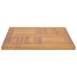 Berkfield Durable Square Table Top 50X50X2.5 Cm Solid Wood Teak - thumbnail 3