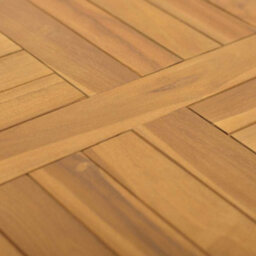 Berkfield Durable Square Table Top 50X50X2.5 Cm Solid Wood Teak - thumbnail 5