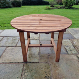 Churnet Valley Garden Furniture Ltd 4 Seat Round Table Diameter 113Cm - thumbnail 2