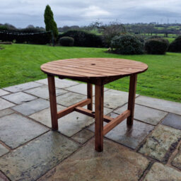 Churnet Valley Garden Furniture Ltd 4 Seat Round Table Diameter 113Cm - thumbnail 5