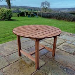 Churnet Valley Garden Furniture Ltd 4 Seat Round Table Diameter 113Cm - thumbnail 3