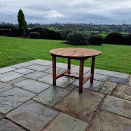 Churnet Valley Garden Furniture Ltd 4 Seat Round Table Diameter 113Cm - thumbnail 4