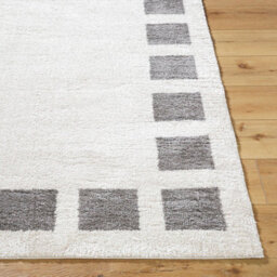 Livabliss Fossay Shaggy-Washable Beige Charcoal Modern Hig Pile Living Bedroom Rug 120 X 170 Cm Easy Care, Non Shedding - thumbnail 5