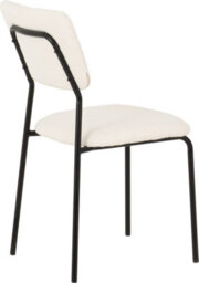Seconique Sheldon Chairs Set Of 4 In Ivory Boucle Fabric - thumbnail 3