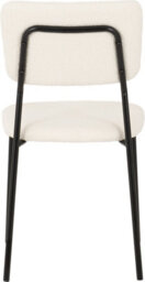 Seconique Sheldon Chairs Set Of 4 In Ivory Boucle Fabric - thumbnail 8
