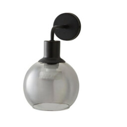 Valuelights Bellamy Pair Of Black Glass Globe Rechargeable Wall Lights - thumbnail 7