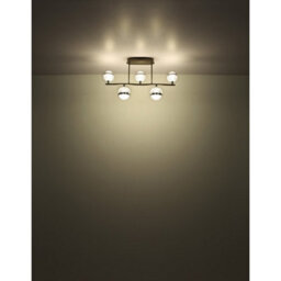 Luminosa Lighting Luminosa Untsy Bar Pendant Ceiling Light Titanium Color Brushed 6X Led Dimmable 2700-6000K Remote Control - thumbnail 7