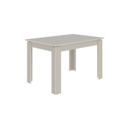 Decortie Tolmen Dining Table Rectangular Extendable Table For 4 Seater Contemporary Kitchen Table 120Wcm Living Room, Sandstone - thumbnail 2