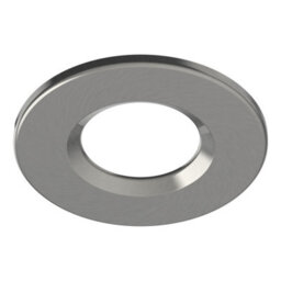 FNX Bathrooms Riga Uno 6W Dimmable Led Downlight Ip65 Bathroom & Outdoor Fire Rated Warm White Brushed Nickel Bezel Energy Saving - thumbnail 2