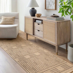 Livabliss Mirage-Cottage Tan Brown Fringe In- & Outdoor Jute-Look Rug 80 X 220 Cm Easy Care, Non Shedding - thumbnail 2