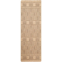 Livabliss Mirage-Cottage Tan Brown Fringe In- & Outdoor Jute-Look Rug 80 X 220 Cm Easy Care, Non Shedding - thumbnail 1