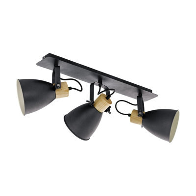 Elegant Flush Ceiling Light In Anthracite And Cream With E27 Bulb Socket - image 1