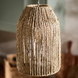Dibor Tall Pendant Natural Home Décor Ceilling Light Shade H30 X D20Cm - thumbnail 4