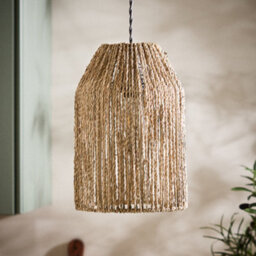 Dibor Tall Pendant Natural Home Décor Ceilling Light Shade H30 X D20Cm - thumbnail 1