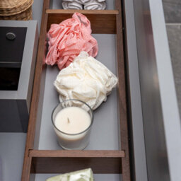 Plum&clay Beckett Light Grey Floor Standing Traditional Bathroom Vanity Unit With White Worktop & Ceramic Basin (W)800mm (H)850mm - thumbnail 5