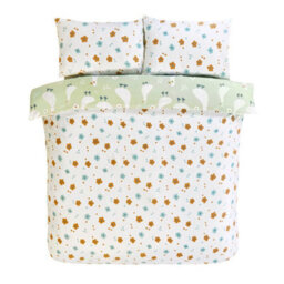 Rapport Home Jemima Duck Microfibre Duvet Cover Set With Pillowcase - thumbnail 5