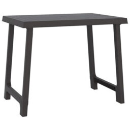 Berkfield Camping Table Anthracite 79X56X64 Cm Pp Wooden Look - thumbnail 2