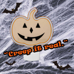 Neon Pumkin Table Light Halloween Decoration 20Cm X 26Cm Orange X 1 - thumbnail 4