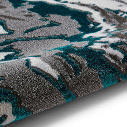 Grey Green Abstract Modern Easy To Clean Rug For Dining Room-160Cm X 220Cm - thumbnail 7