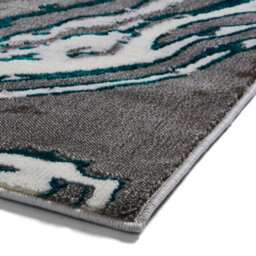 Grey Green Abstract Modern Easy To Clean Rug For Dining Room-160Cm X 220Cm - thumbnail 6