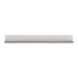 Furniture To Go Chelsea Wall Shelf  In White With Oak Trim - thumbnail 2