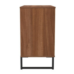 Tamworth 3 Drawer Chest Of Drawers In Noche Walnut (Ready Assembled) - thumbnail 2