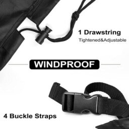 (230 160 74Cm) Protective Cover For Outdoor Furniture, Dustproof, Rainproof, Sunproof, Table And Chair - thumbnail 4