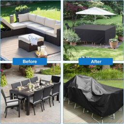 (230 160 74Cm) Protective Cover For Outdoor Furniture, Dustproof, Rainproof, Sunproof, Table And Chair - thumbnail 6