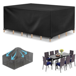 (230 160 74Cm) Protective Cover For Outdoor Furniture, Dustproof, Rainproof, Sunproof, Table And Chair - thumbnail 1