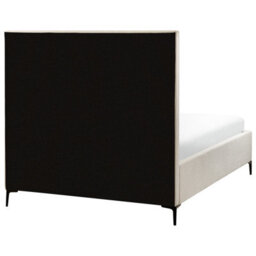 Beliani Ottoman Bed Boucle Sezanne 140 X 200 Cm (Eu Double) Off-White - thumbnail 9