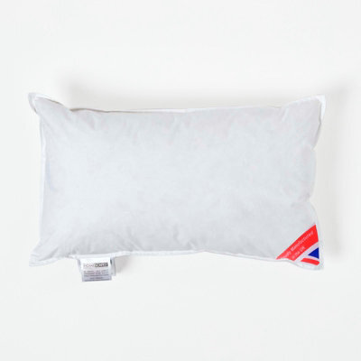 "Homescapes Luxury Duck Feather Cushion Pads Or Inserts 50 X 30 Cm (20 X 12"") Bounce Back Generously Filled Inner Pads, Fillers" - image 1
