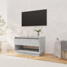 Berkfield Tv Cabinet Concrete Grey 70X41X44 Cm Engineered Wood - thumbnail 3