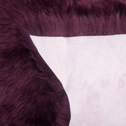 Beliani Sheepskin Rug Uluru Purple 65 X 110 Cm - thumbnail 5
