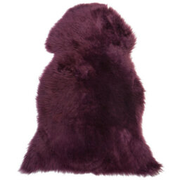 Beliani Sheepskin Rug Uluru Purple 65 X 110 Cm - thumbnail 1
