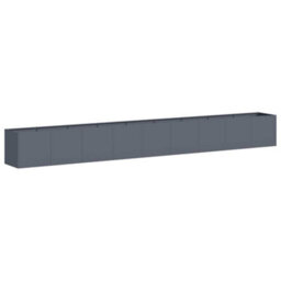 Berkfield Modern Planter Anthracite 360X40X40 Cm Cold-Rolled Steel - thumbnail 1