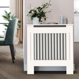 Fativo Vertical Radiator Cover Grill Shelf Cabinet Mdf Wood Modern Traditional Furniture(19D X 78W X 92.2H Cm) - thumbnail 7