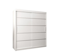 Arte Verona 01 Contemporary 2 Sliding Door Wardrobe 9 Shelves 2 Rails White Matt (H)2000mm (W)1800mm (D)620mm - thumbnail 1