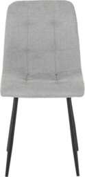 Seconique Fenton Pair Of Chairs Light Grey Fabric Box Of 2 - thumbnail 4