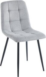 Seconique Fenton Pair Of Chairs Light Grey Fabric Box Of 2 - thumbnail 9