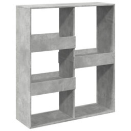 Berkfield Book Cabinet/room Divider Concrete Grey 100X33X115 Cm - thumbnail 2
