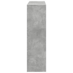 Berkfield Book Cabinet/room Divider Concrete Grey 100X33X115 Cm - thumbnail 5