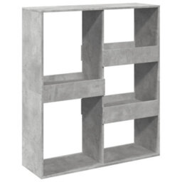 Berkfield Book Cabinet/room Divider Concrete Grey 100X33X115 Cm - thumbnail 6