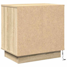 Berkfield Bedside Cabinet With Led Sonoma Oak 50X34,5X50 Cm - thumbnail 8