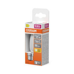 Osram Led Lamp Star Light Bulb Candle Shape B25 Filament B22D Frosted 6 Pack - thumbnail 2