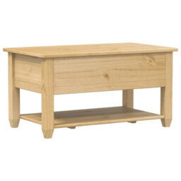 Walplus Coffee Table With Drawers Corona 85X50X45 Cm Solid Wood Pine - thumbnail 6