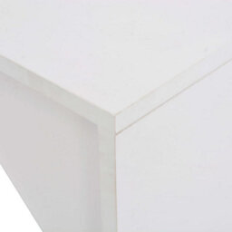 Berkfield Durable Bar Table With Cabinet White 115X59X200 Cm - thumbnail 4