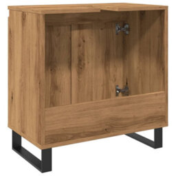 Berkfield Bathroom Cabinet Artisan Oak 58X33X60 Cm Engineered Wood - thumbnail 6