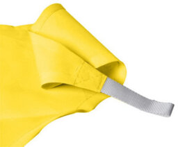 Kookaburra 6M X 4.2M Right Angle Triangle Water Resistant Yellow Garden Patio Sun Shade Sail Canopy 96.5% Uv Block With Free Rope - thumbnail 2