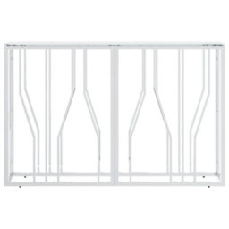 Berkfield Console Table Silver 110X30X70 Cm Stainless Steel And Glass - thumbnail 3